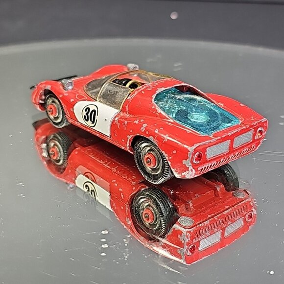 Corgi Toys Ferrari 206 Dino Sport 1:43 Scale #30 Toy Diecast Car Red Britain UK - Picture 4 of 11